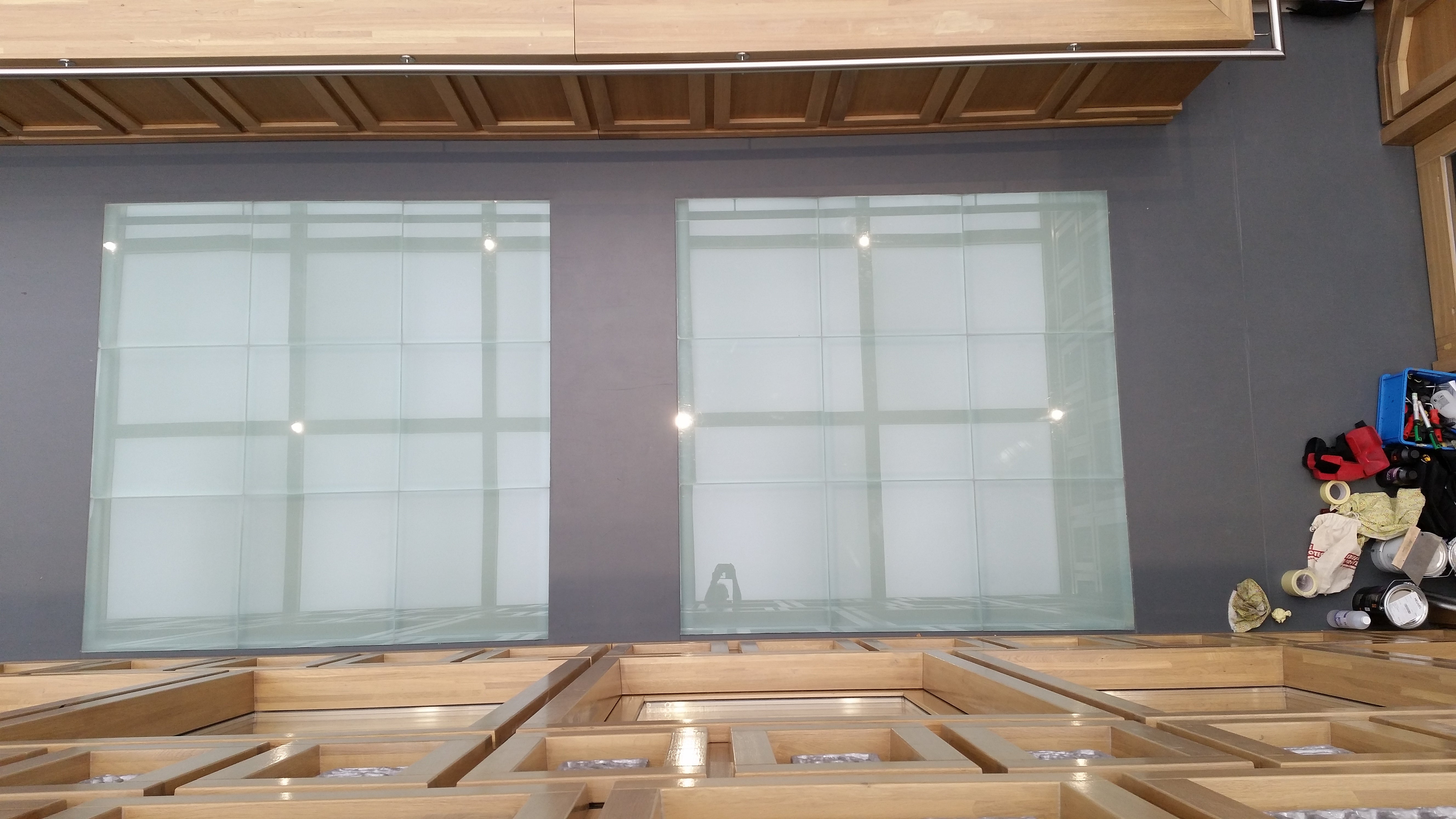 Antislip op Glas ondergronden