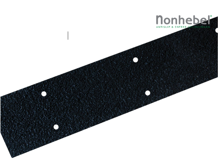 Nonhebel vlonderstrips basic 50mm en 90 mm breed, Zwart