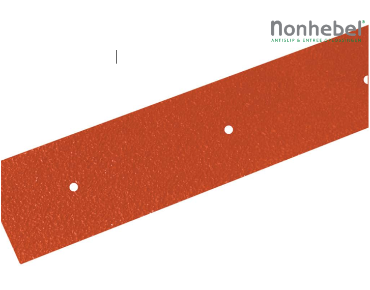 Nonhebel vlonderstrips basic 50mm en 90 mm breed, Oranje