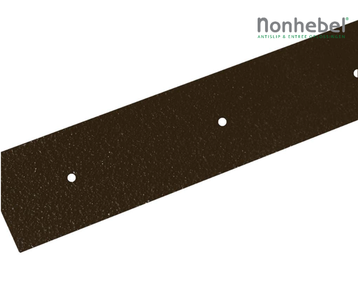 Nonhebel vlonderstrips basic 50mm en 90 mm breed, Donker bruin
