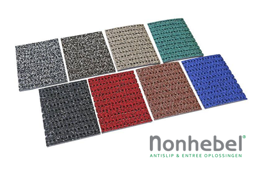 Grindmat antislipmat gekleurd - 10 m¹ (volle rol)