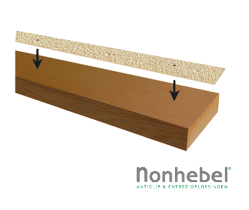 Nonhebel Vlonderstrip, fijne uitvoering diverse kleuren en afmetingen