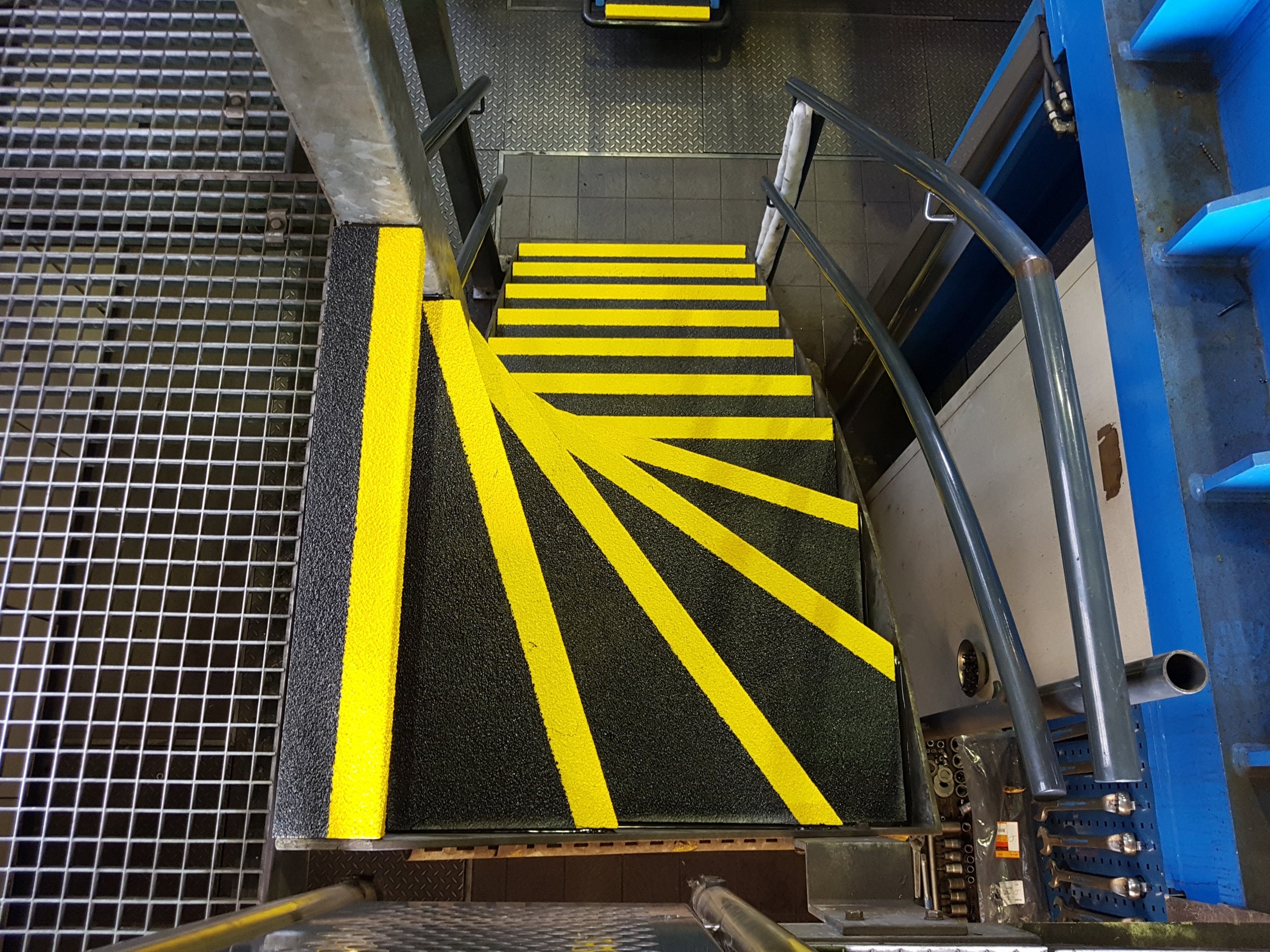 Antislip op Metaal ondergronden
