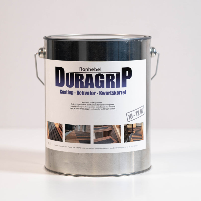Duragrip antislip coating voor op houten ondergronden, set 2.5 liter op RAL kleur - Nonhebel